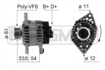 Генератор Фіат добло пріло страда 1.9 дизель Fiat DOBLO (223, 119), PALIO (178DX), STRADA (178E), 14V/65A