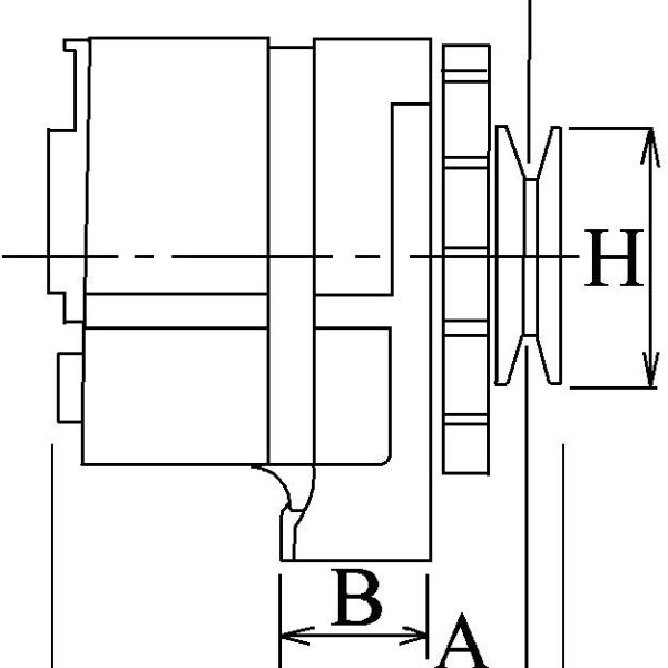 Генератор Вольво 2.0 2.3 Volvo 240, Volvo 940 I II; 14V/65A
