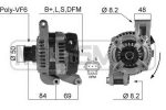 Генератор Форд фокус 1.8 2.0 2.5 FORD C-MAX (DM2), FOCUS C-MAX (2004-2012), 14V/120A