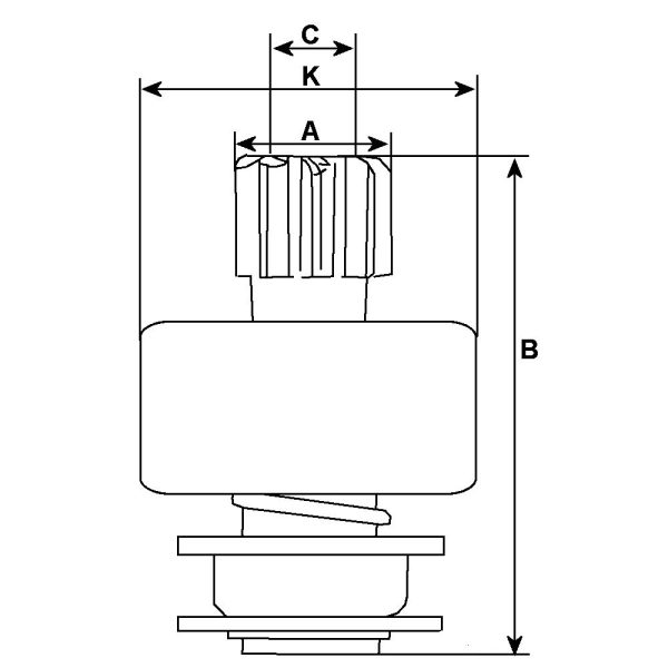 Бендикс стартера Нью хланд 1520 1540 1545 1550 1570 TM70 TM75 TR70 TR75 New Holland