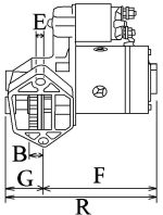 Стартер Форд транзит 2.2 2.4 3.2 дизель Ford Transit автобус TDCi (2011-2014)