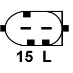 Генератор Ленд ровер 4.4 LAND ROVER RANGE ROVER III (LM) 4.4 4x4 (2002-2012), 14V/150A