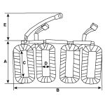 Обмотка стартера Даф Daf 75 CF, Daf 85 CF, Daf 95 XF, Daf LF 55, Daf 95XF Daf XF95 75CF 85CF CF85