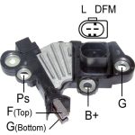 Регулятор напруги генератора Сітроен джампер 2.2 дизель Citroen Jumper 2.2 HDi (2006-)