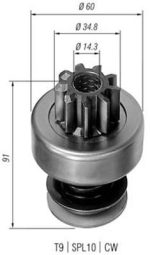 Бендікс стартера Мерседес рекс 408 508 608 709 814 817 Mercedes-Benz Reks LP MK NG MB O301 O309