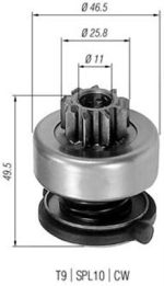 Бендікс стартера Ауді 80 100 А4 А6 А8 1.6 1.8 2.0 2.4 2.7 2.8 3.8 Audi B5 B6 C4 C5, (1982-2009)