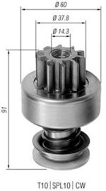 Бендикс стартера Ман Man EM F90 G90 L2000 M2000 M90 NM SM 10.136, 10.153, 9.224