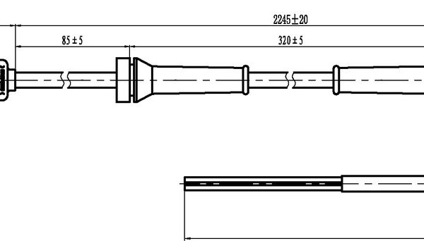 Датчик АБС Мерседес спринтер Mercedes-Benz Sprinter 901 903 904 905, спереду зліва справа