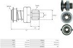 Бендікс стартера Форд фієста фокус пума 1.25 1.4 1.6 Ford Fiesta IVA_), Focus (DAW), Puma (EC_)