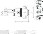 Допоміжне реле стартера Вольво Volvo FH 12.340 12.380 12.420 12.460 12.500, FM 12.340 12.420
