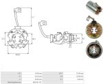Статор обмотка стартера Даф 105 95 85 Daf 95XF 105XF 85CF XF 95 XF 105 CF 85