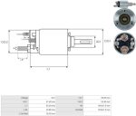 Втягувальне реле стартера Мерседес атего варіо 815 817 814 614 Mercedes Atego Vario ОМ904 ОМ900