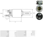 Втягувальне реле стартера Ніссан кубістар 1.6 Nissan Kubistar Box (X76), (2003-...)