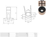 Токоз'ємнi кiльця генератора Bosch CG133401 (16.80*32.60*24.6)
