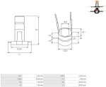 Токоз'ємнi кiльця генератора Ford CG233937 (6.00*16.40*38.50)