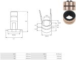 Токоз'ємнi кiльця генератора Bosch CG136000 (19.80*32.60*24.60)