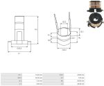 Токоз'ємнi кiльця генератора Valeo CG231368 (16.60*33.80*30.80)