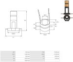 Токоз'ємнi кiльця генератора Denso CG239718 (6.00*14.50*46.30) до 104210-5910
