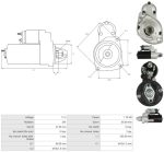 Стартер Мерседес 2.4 2.6 2.8 3.0 3.2 4.3 W202 W203 W204 W210 W211 W213 W461 W463 W163 Mercedes-Benz
