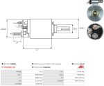 Втягувальне реле стартера Мерседес Віто 108 109 110 111 112 113 115 2.2 CDI Mercedes Vito