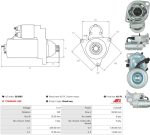 Стартер Опель кампо 2.2 дизель Opel CAMPO (TF_) 2.2 D (TFR52) (1987-1996)