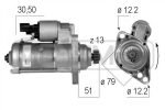 Стартер Ауді А1 А3 1.4 1.6 дизель Audi A1 (8X1), A3 (8P1), A3 (8V1)
